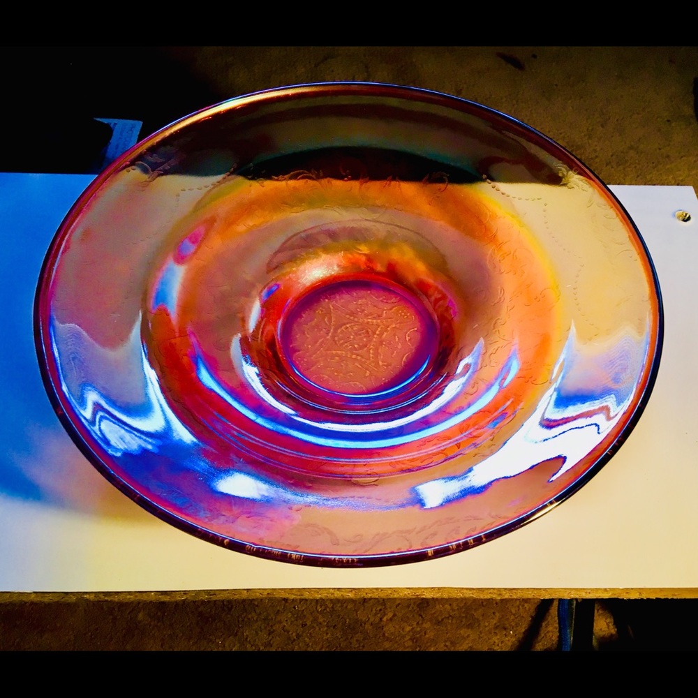 11” Carnival Glass Bowl
